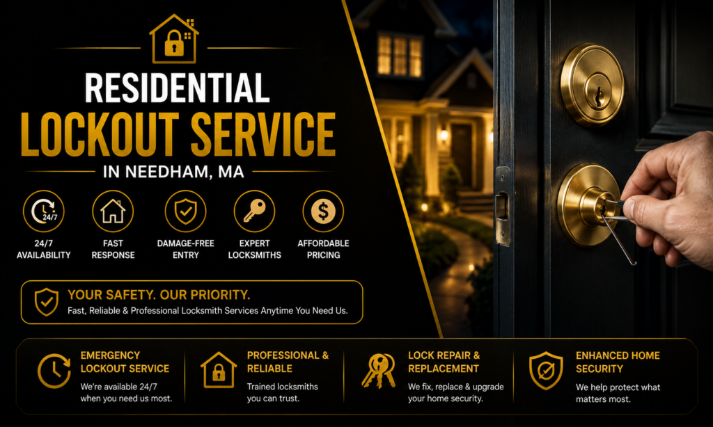 Residential Lockout Service in Needham, MA